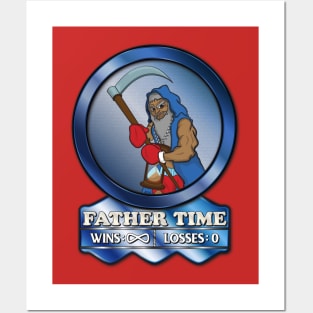 Father Time Infinite Wins Posters and Art